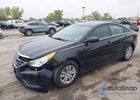 2012 Hyundai Sonata Gls из США, поврежденный, VIN 5NPEB4AC4CH380211